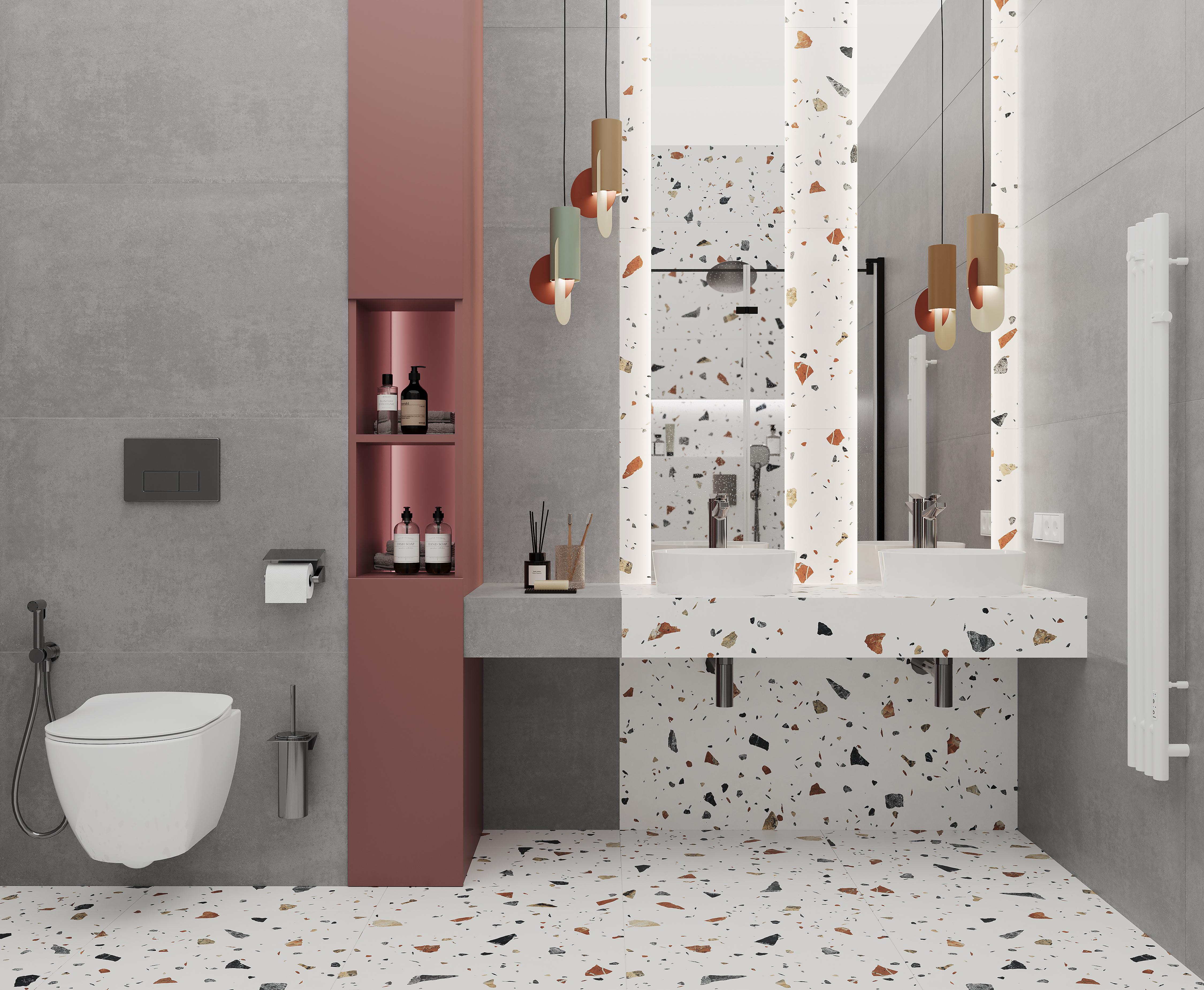 Terazzo Bianco от LAPARET — искусство современного керамогранита