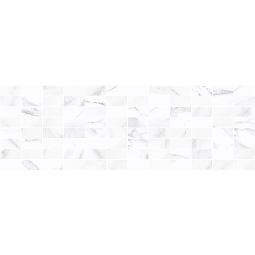 Лорд Декор мозаичный белый ММ60126 20х60 глянцевый